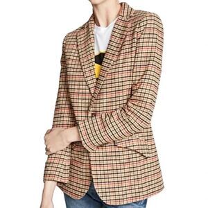 CURRENT/ELLIOT The Date Night Blazer Plaid Size 2